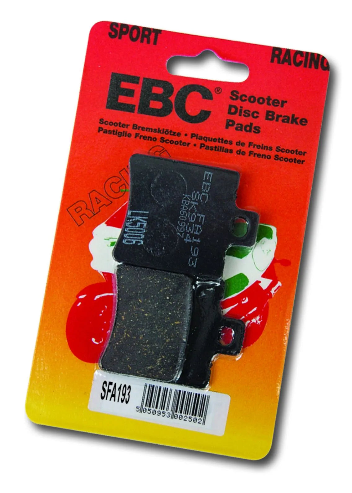 Ebc Sfa Serie Organische Roller Bremsbeläge - Hinten