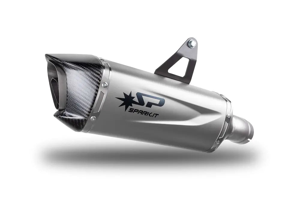 Spark Force Evo Slip-on Schalldämpfer Mit Carbon Endkappe - ECE Straßenzulassung