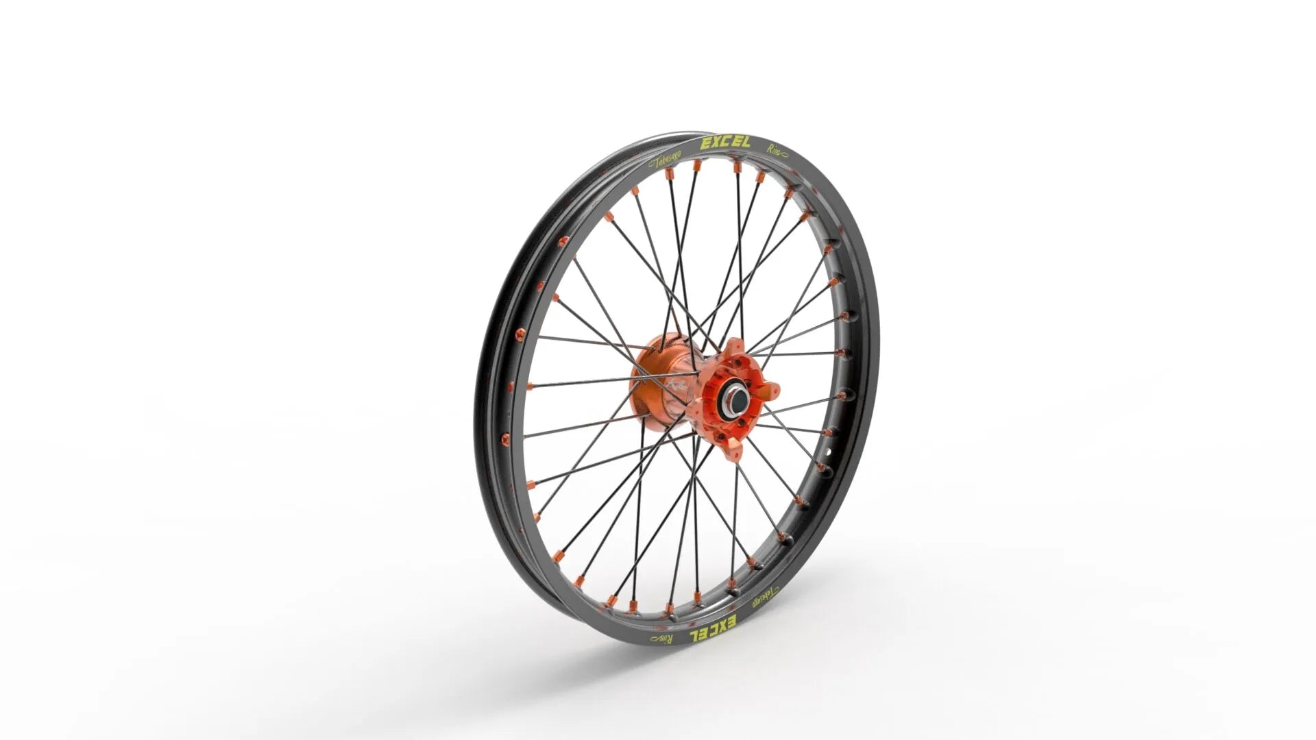 Kite Elite Mx-en Wheel 21" Black Spokes