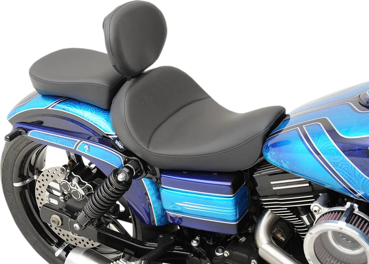 Drag Specialties Solo Seat - Double Diamond - Black - 0803-0555
