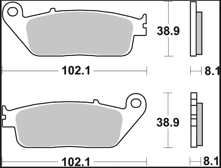 Brembo Xs Sintered Brake Pads For Maxiscooters
