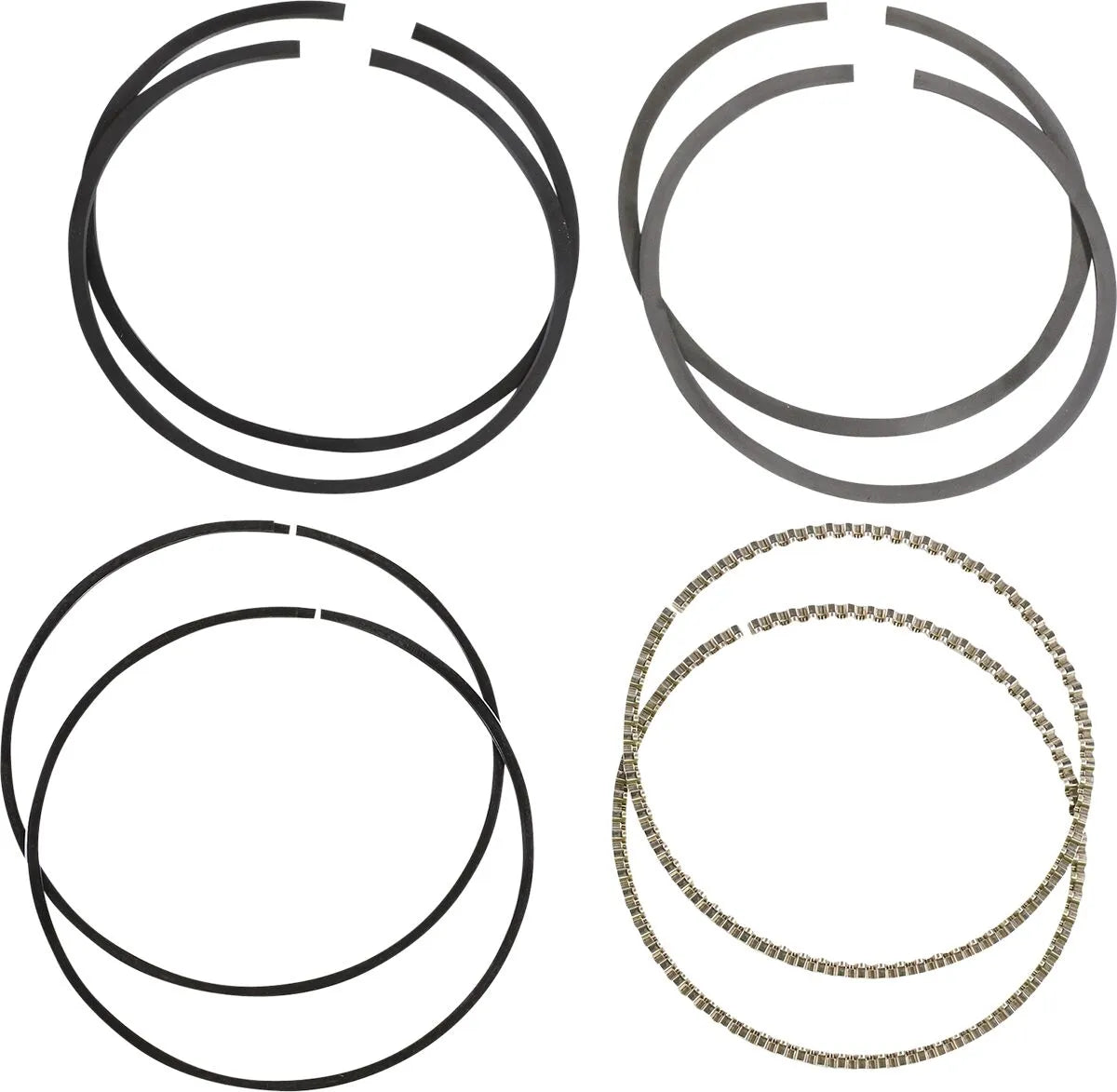 Hastings Piston Ring Set for +0.020" Oversize Bore
