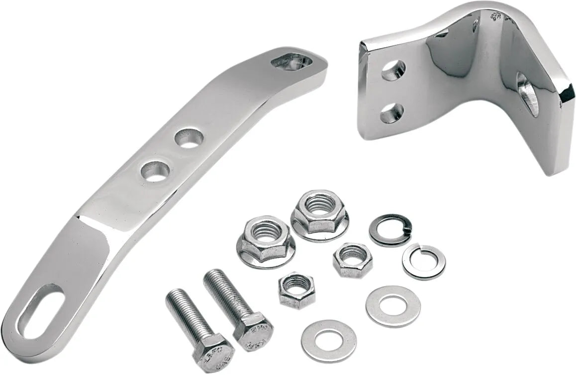 Drag Specialties Heavy-Duty Chrome Top Motor Mounts for HD FLH