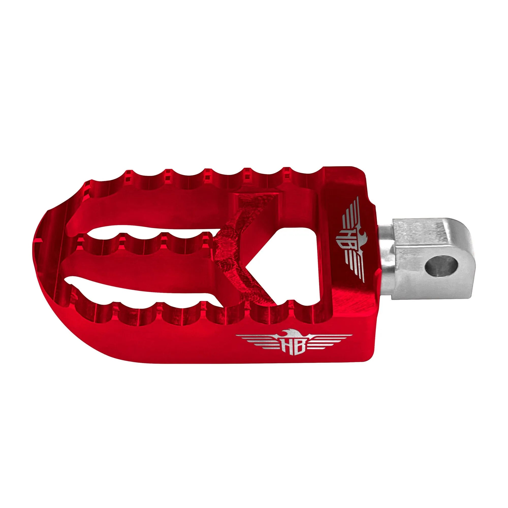 Heinz Bikes Adjustable Foot Pegs For Harley - Red