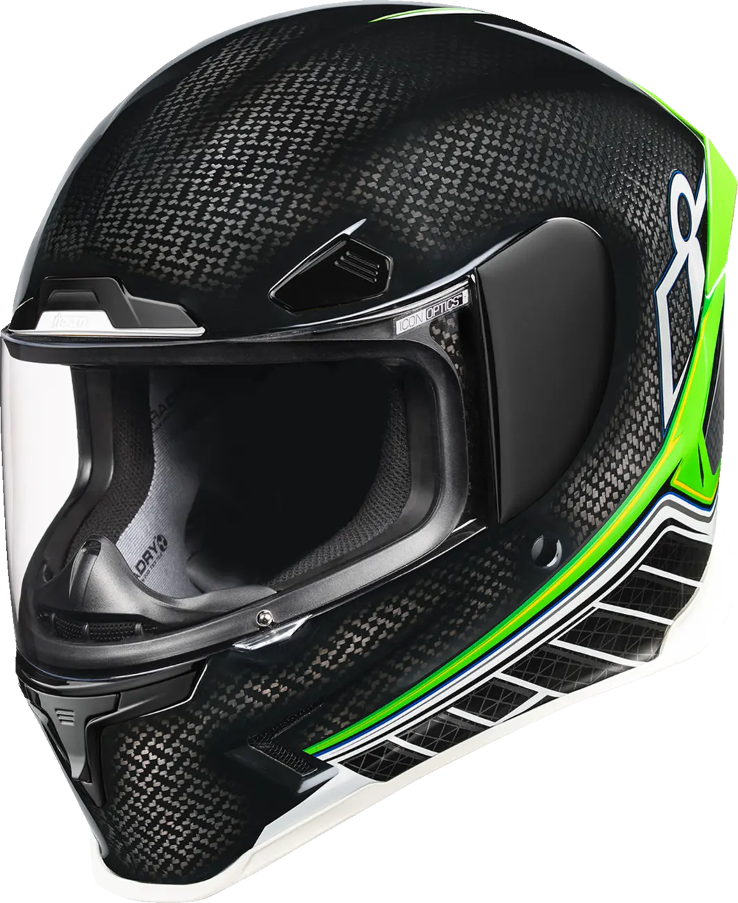 Icon Airframe Pro Carbon Hyperstrike Helmet Green
