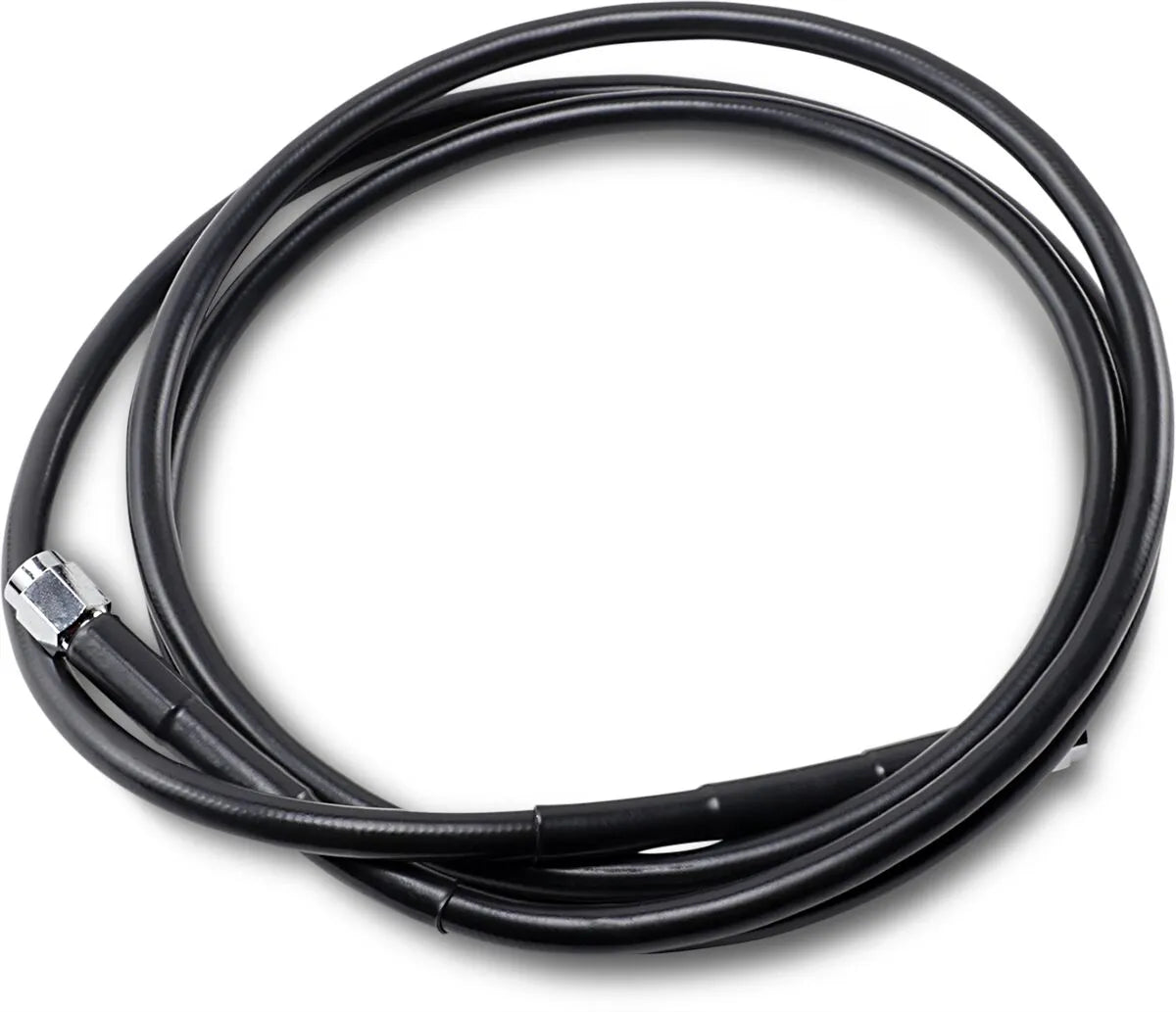 Drag Specialties Universal-Bremsleitung 70" Schwarz Vinyl