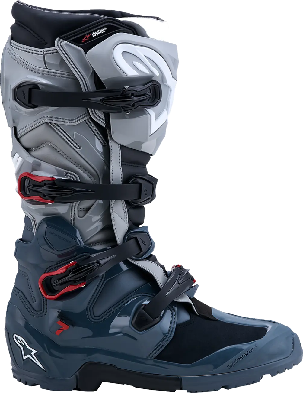 Alpinestars Tech 7 Enduro Drystar Boots Dark Gray/Red
