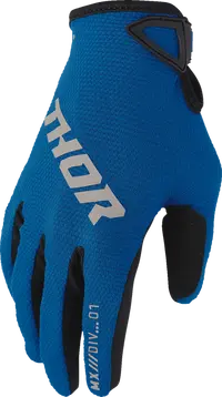 Thor Youth Ridemode Static Mx Gloves - Black/Blue
