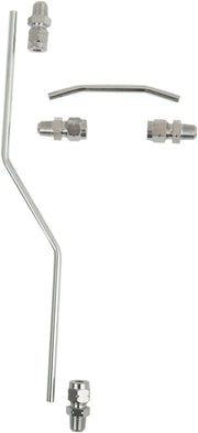 Drag Specialties Chrome Rocker Oil Lines