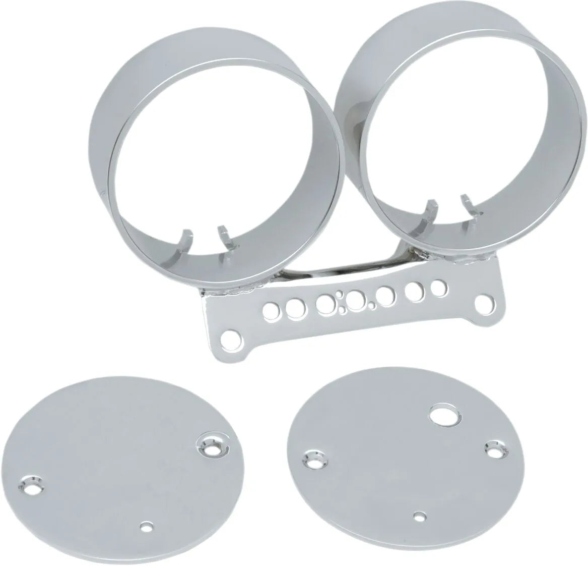 Drag Specialties Gauge Bracket - Chrome