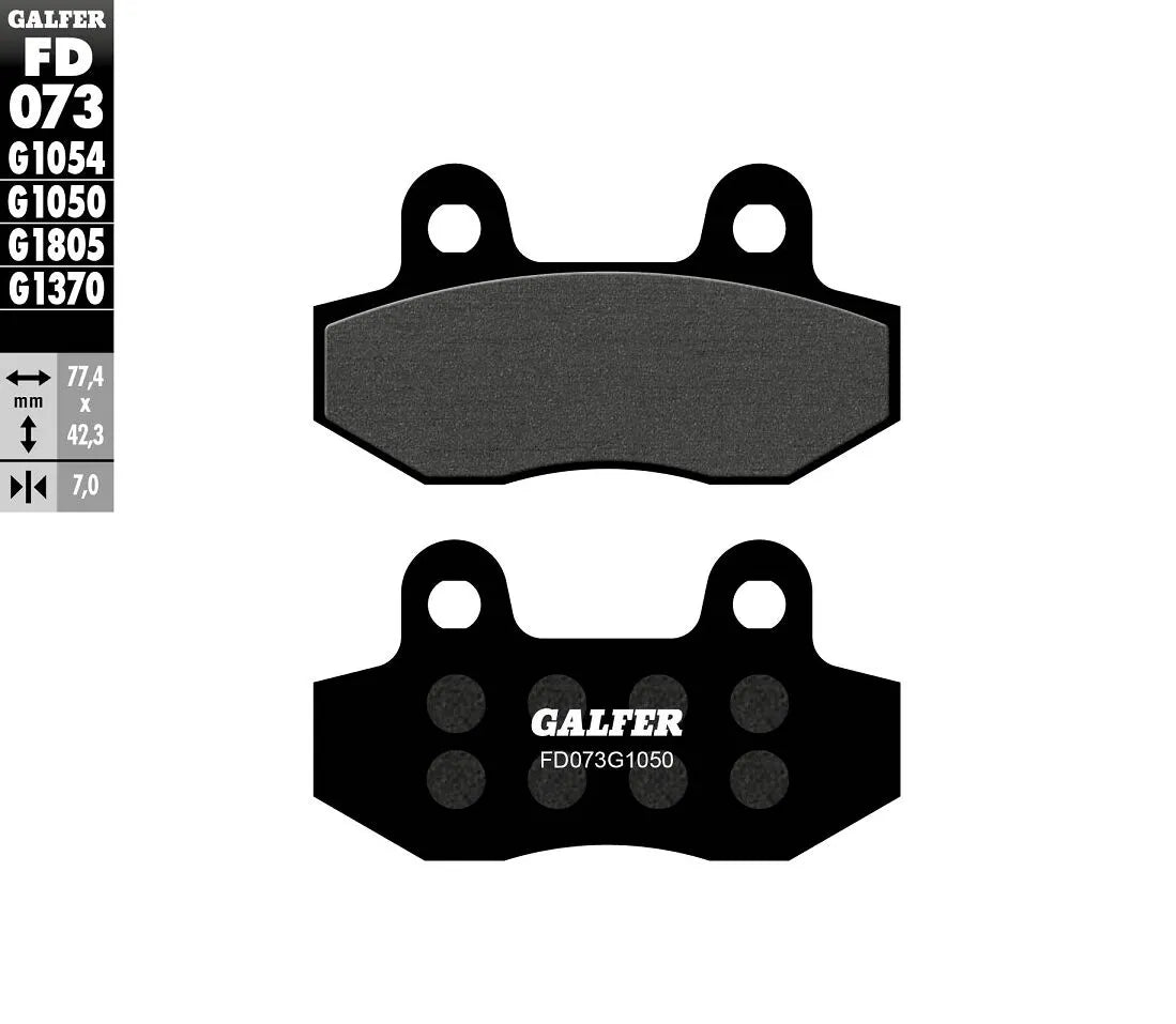 Galfer Semi-Metallic Bremsbeläge für OEM-Ersatz - Vorne & Hinten