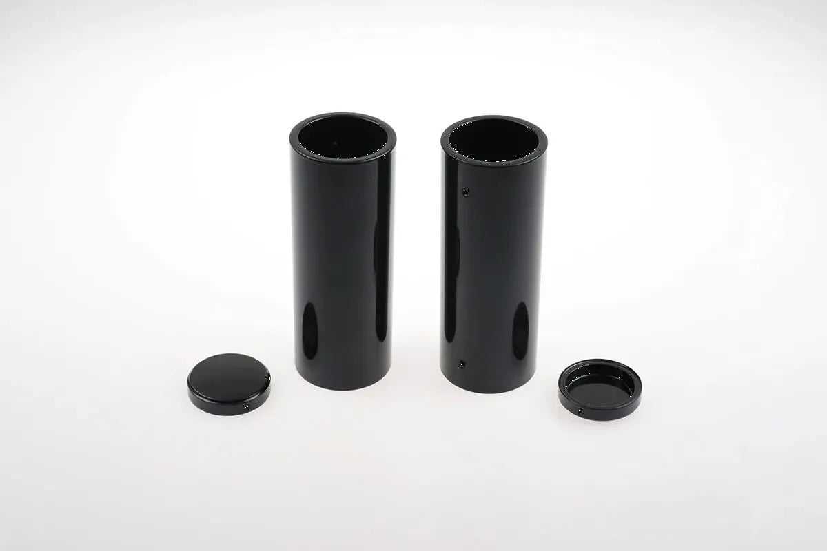 Cult Werk Fork Covers - Gloss Black Aluminum