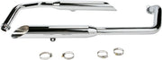 Cobra Classic Komplettes Auspuffsystem Chrom