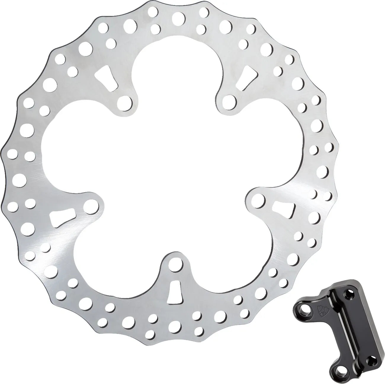 Arlen Ness Jagged Floating Rotor Für V-Twin - Vorne