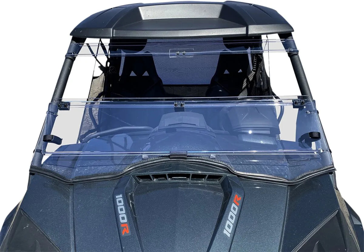 Moose Offroad Deluxe Full Folding Windshield