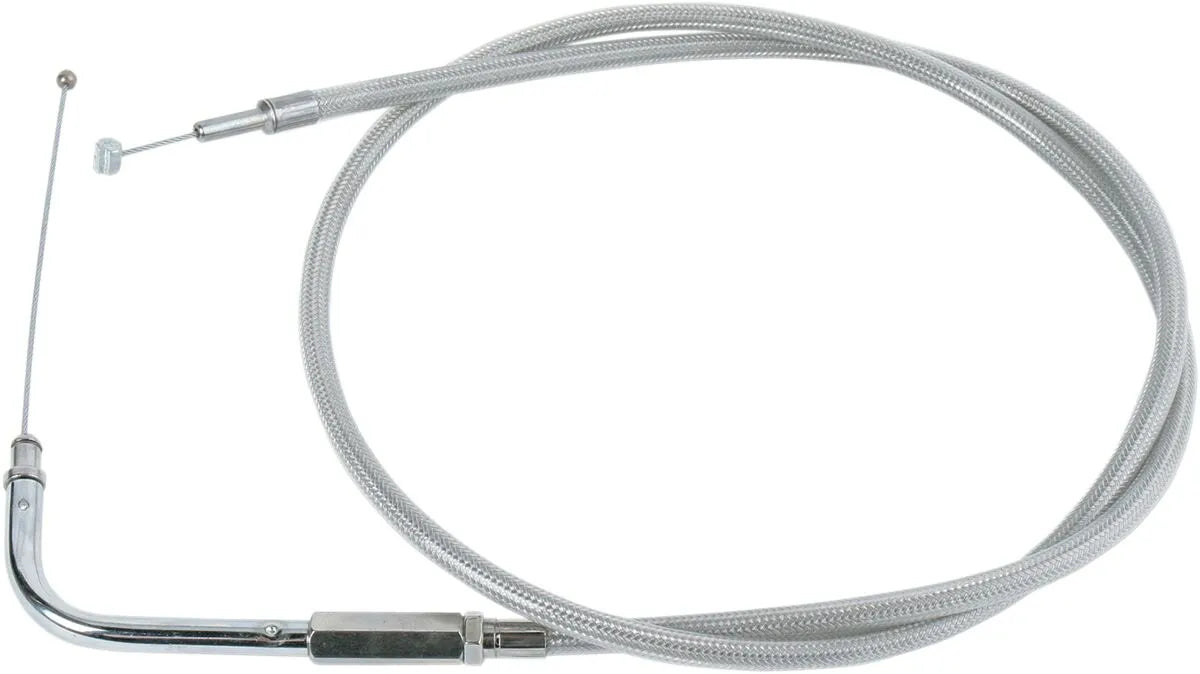 DRAG SPECIALTIES Stainless Braided Throttle Cable 39-1/2"