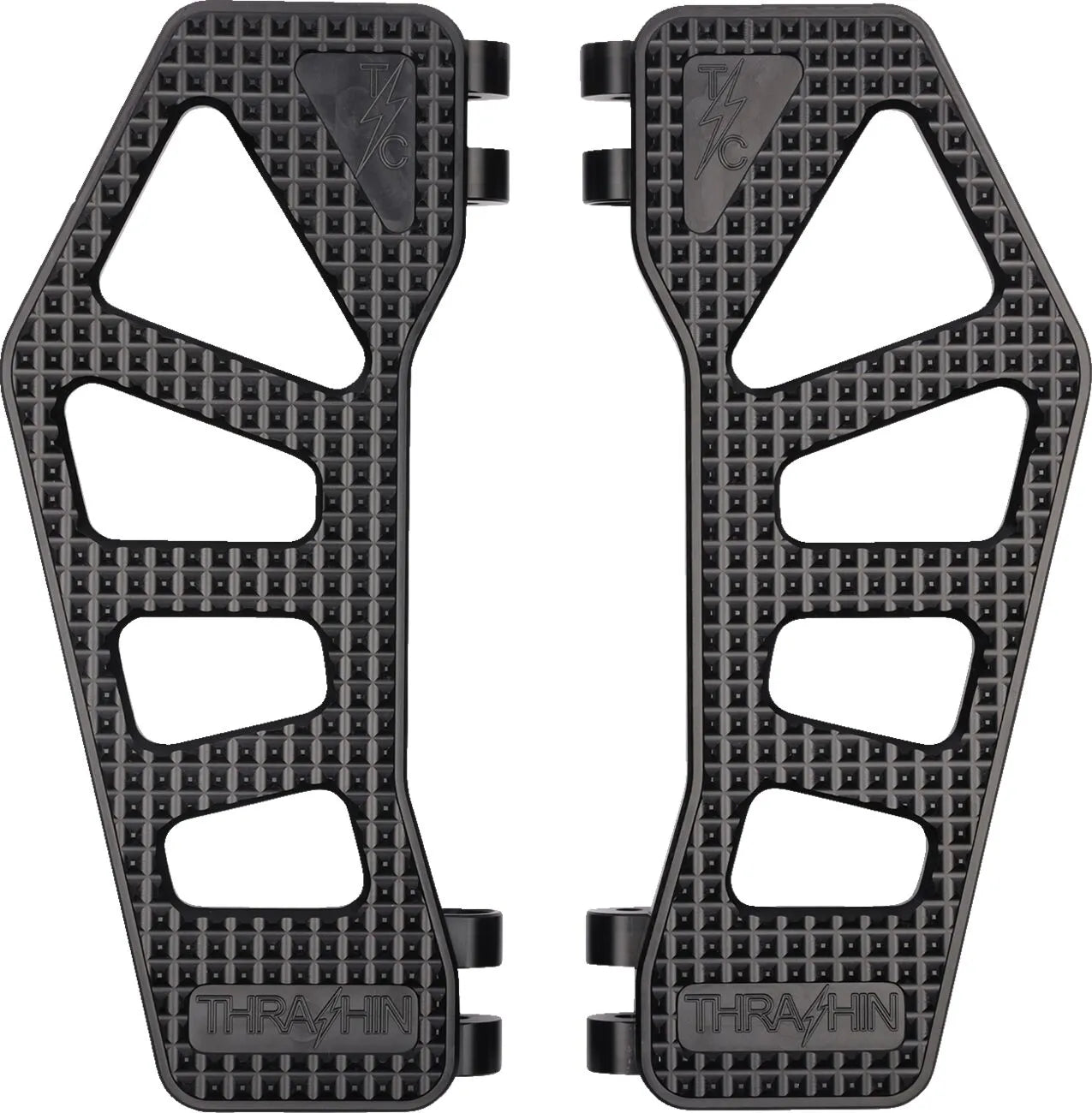 Thrashin Supply Floorboards - Black Anodized