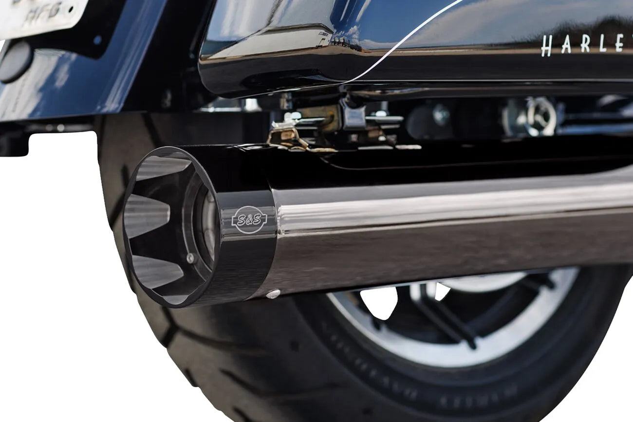 S&S Cycle 2-in-1 Sidewinder Auspuffanlage - Lava Chrome
