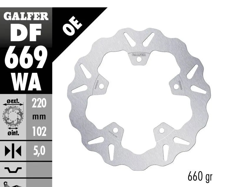 Galfer Wave Bremsscheibe für Motorräder