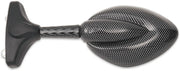 Parts Unlimited Universal Mirror - Carbon Fiber