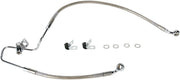 Drag Specialties Edelstahl Bremsleitung Kit Hinten 29-5/8"