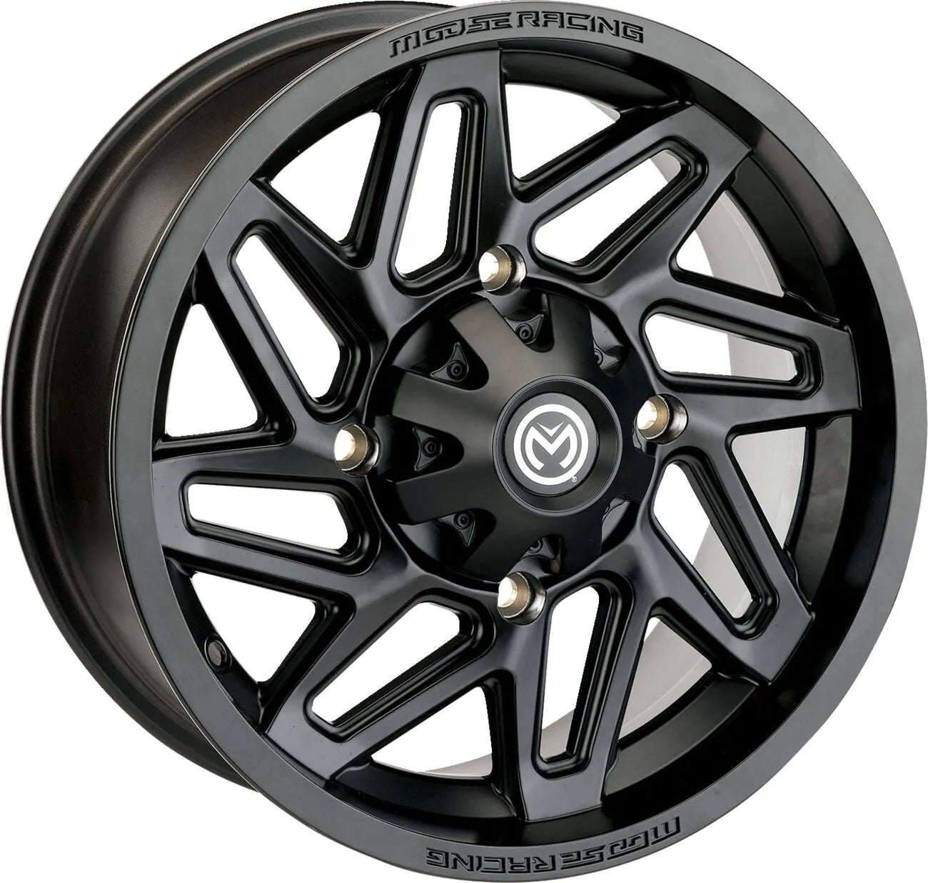 Moose Offroad 361x Wheel - 12 Inch Black Matte