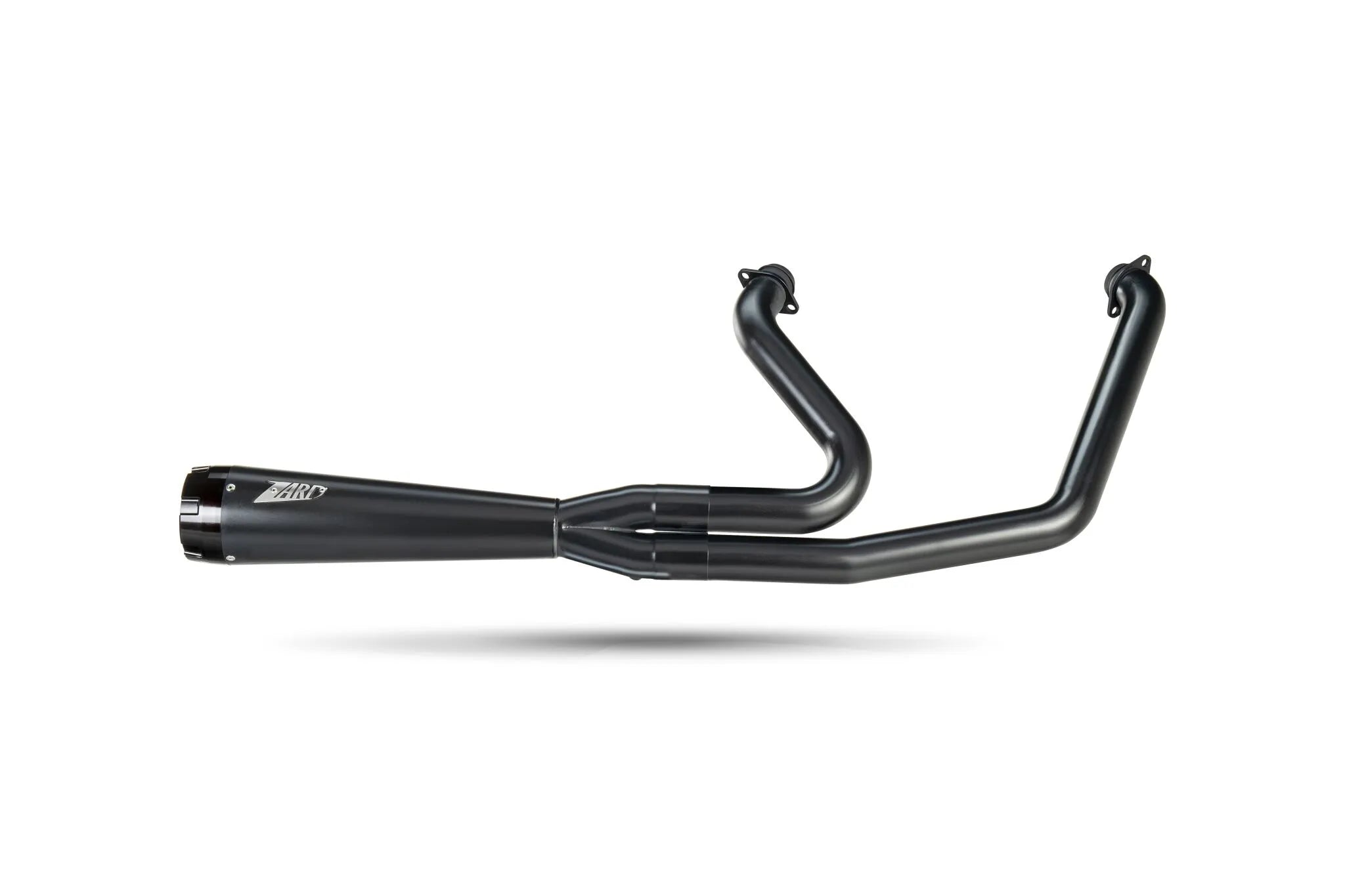 Zard 2:1 Komplett Auspuffanlage Für H-d Softails (Schwarz) - ECE Straßenzulassung