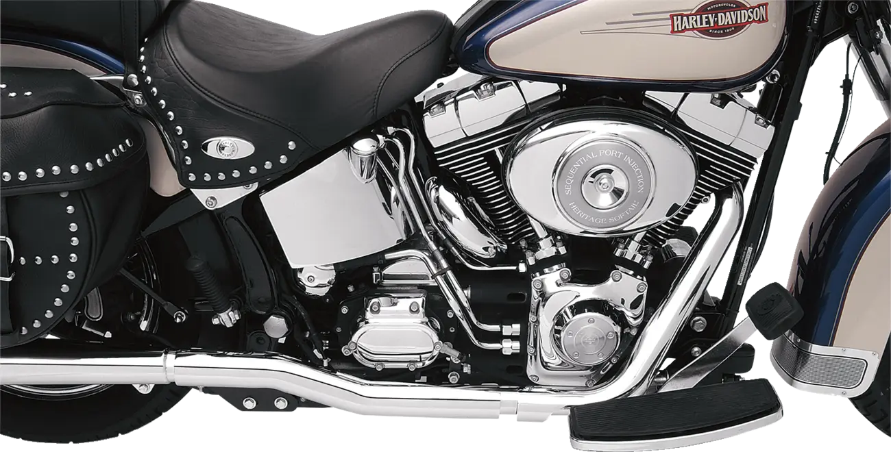 Bassani Xhaust Power Curve True-Dual Krümmer für Softail
