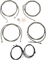La Choppers Complete Cable Kit for 18"-20" Handlebars