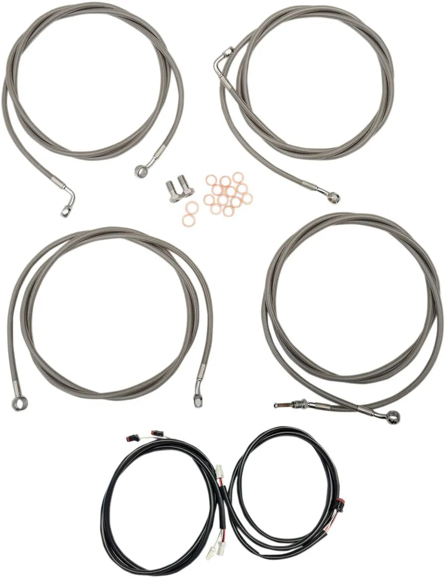 La Choppers Complete Plug-and-Play Cable Kit for Handlebar Swaps