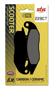 Sbs Ct Scooter Carbon Tech Organic Brake Pads - Front