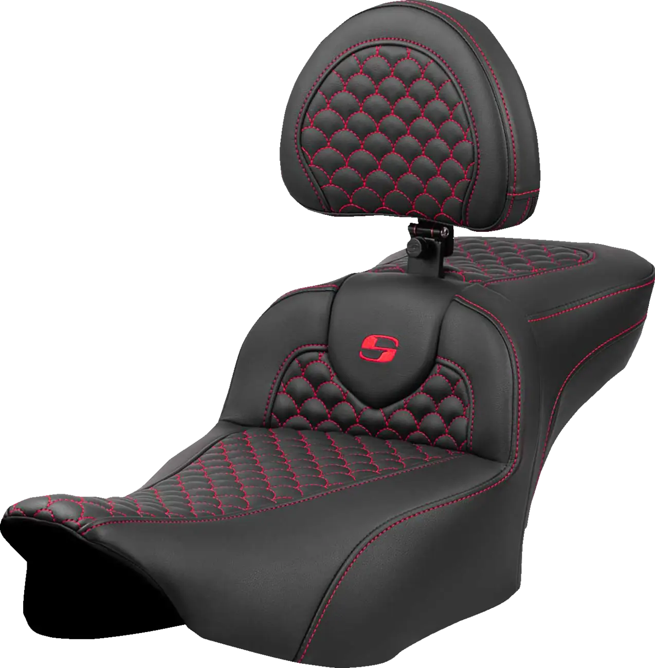 Saddlemen Dragon Scale Roadsofa Seat - For Harley Davidson