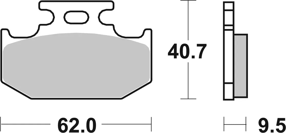SBS Si Offroad Sinter Bremsbeläge