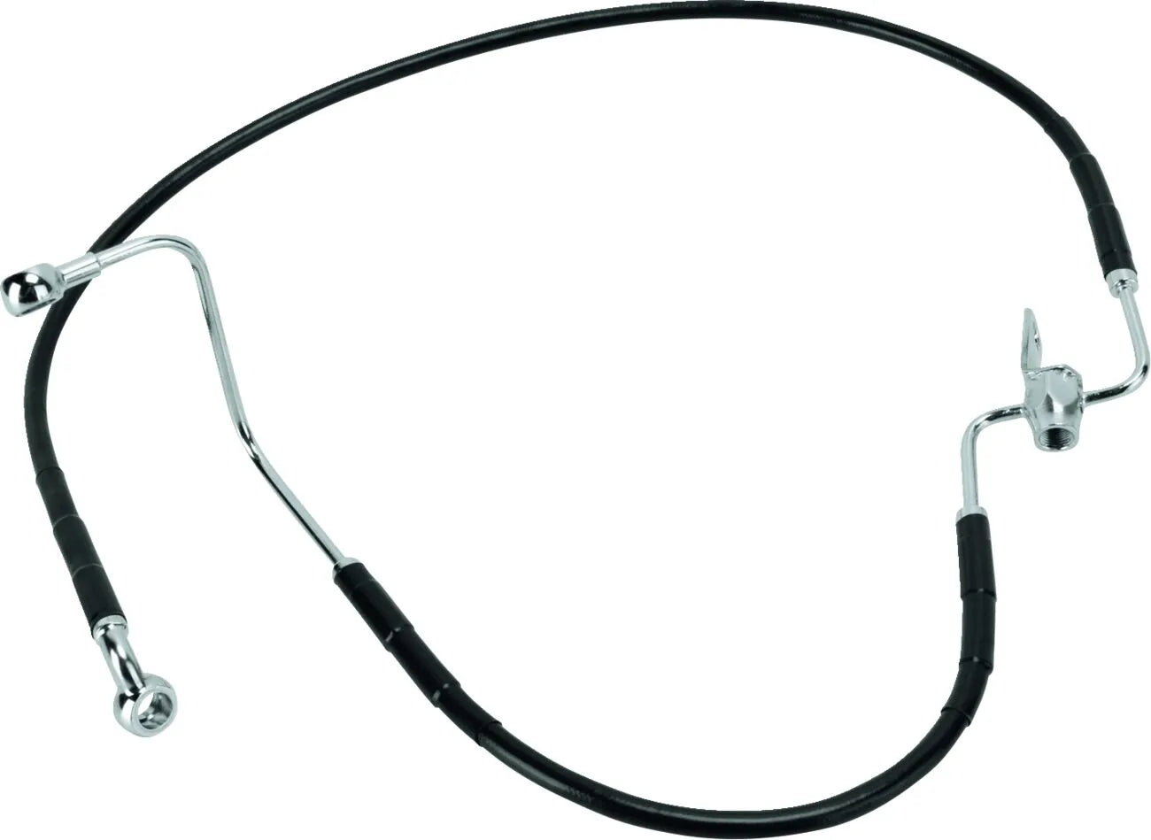 Drag Specialties Edelstahl Bremsleitungssatz - Hinten