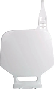 Polisport Front Number Plate - White, Oem Color