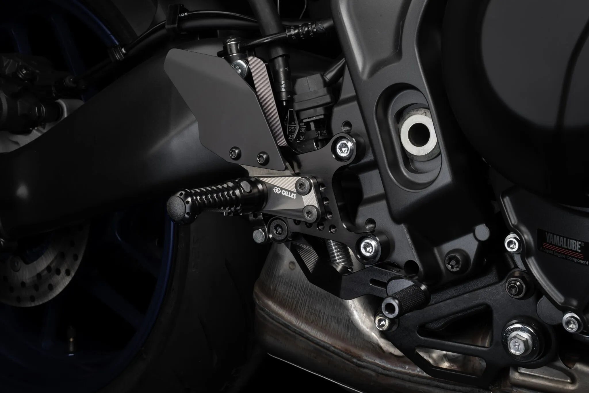 Gilles Tooling As31gt3 Adjustable Rearset - Black