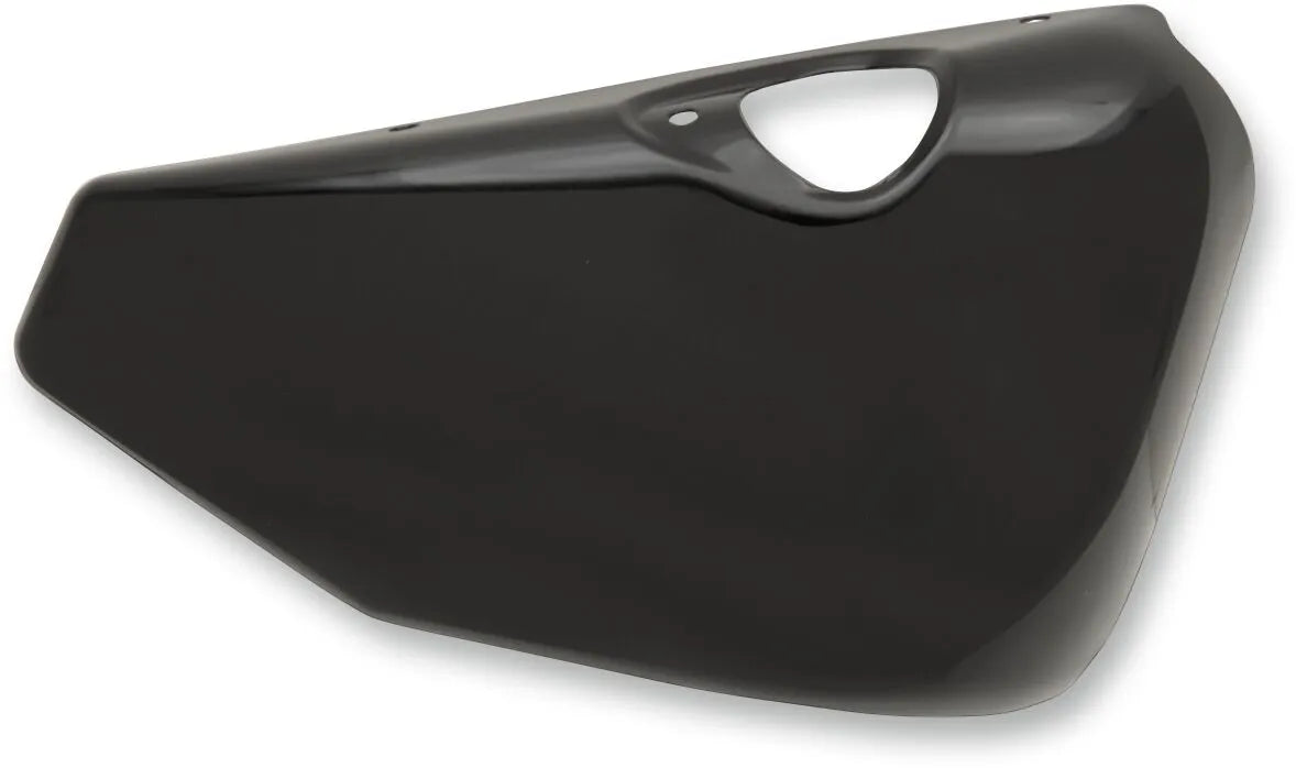 Drag Specialties Oil Tank Side Cover - Black, Gloss