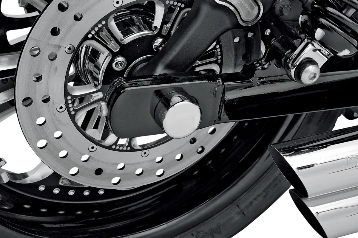 Drag Specialties Chrome Axle Caps