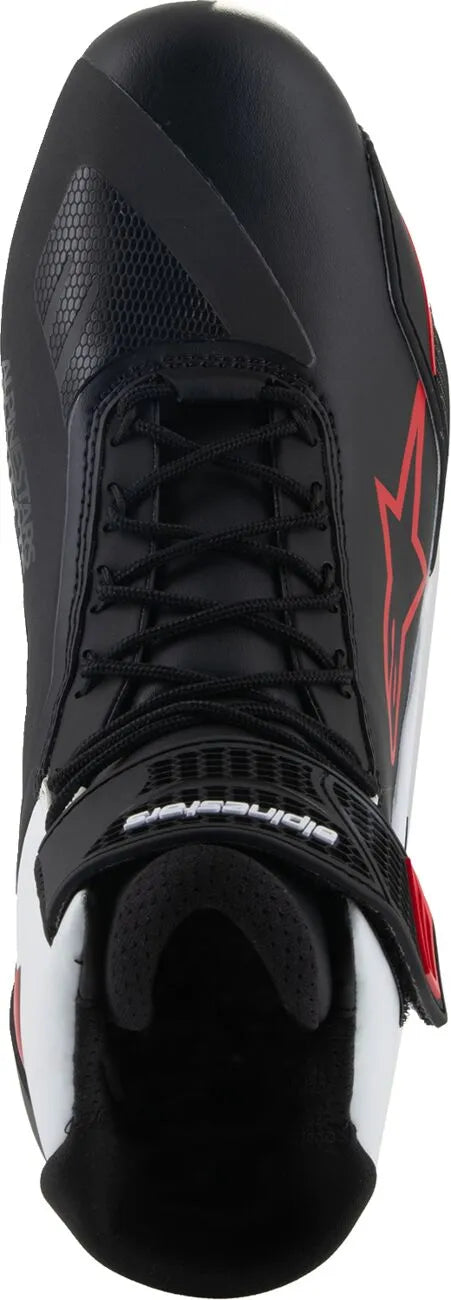 Alpinestars Faster-4 Shoes Black White Dark Red