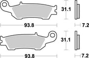 Moto-master Nitro Brake Pads Sintered Metal - Front