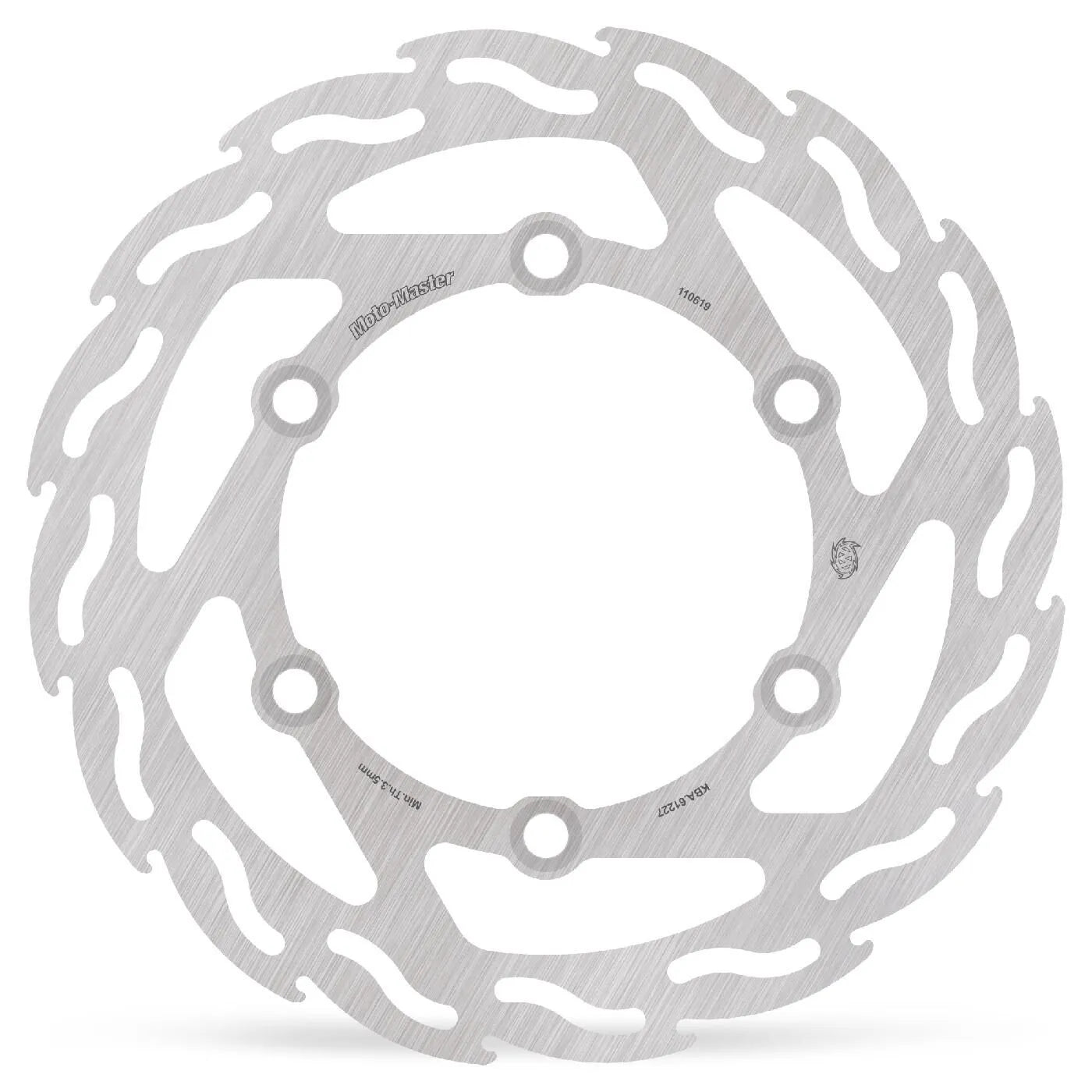 Moto-master Flame Series Feste Bremsscheibe - Vorne