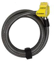Auvray Spiral Lock Cable Lock 12mm 1.5m Black Yellow