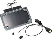 Namz License Plate Frame With White Led For Harley-davidson