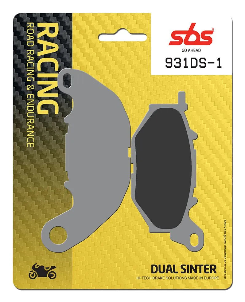 Sbs Dc Racing Dual Carbon Brake Pads For Race Rotors - Front