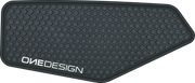 Onedesign HDR RS 457 Side Tank Pad Black Rubber
