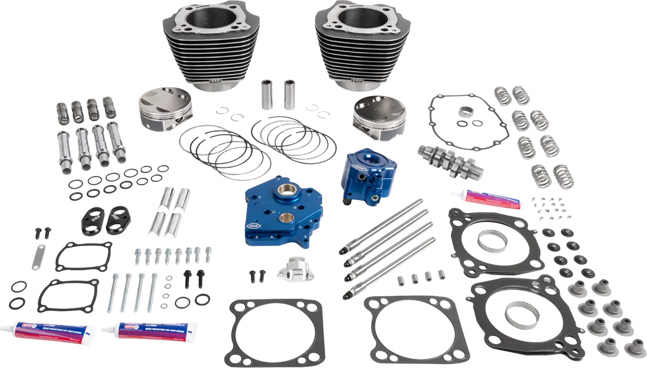 S&S Cycle 132" Big Bore Engine Performance Kit for M8