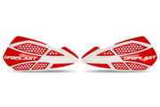 UFO Voyager Plastic Handlebar Handguards, Red