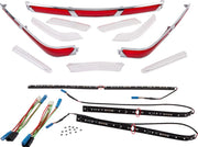 Show Chrome Led Trunk Saddlebag Molding Insert Kit