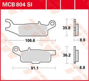 Trw Si Series Sinter Off-road Bremsbeläge - Hinten