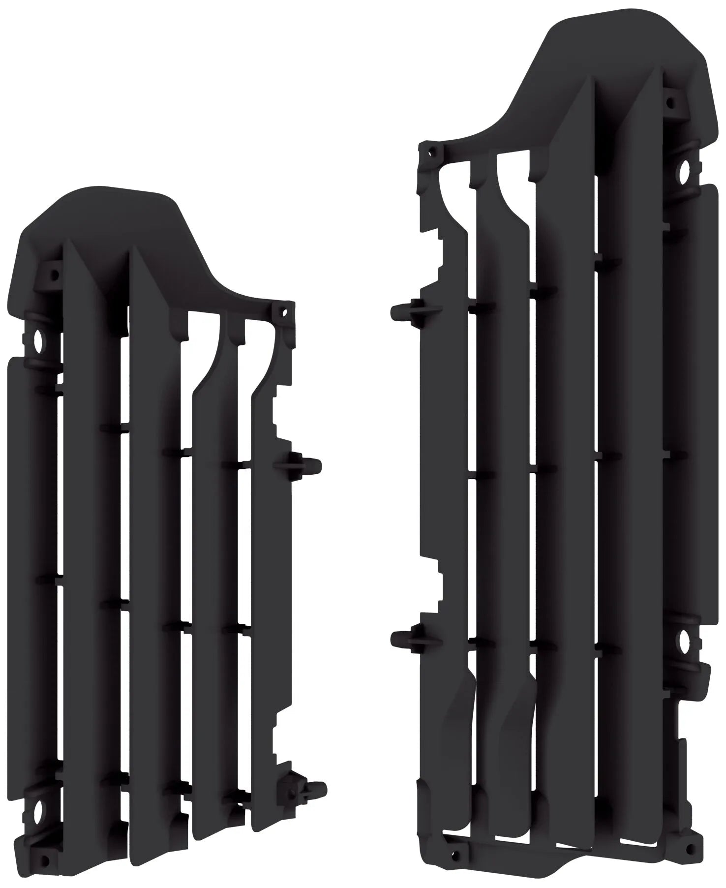 Polisport Radiator Guards For Suzuki - Black
